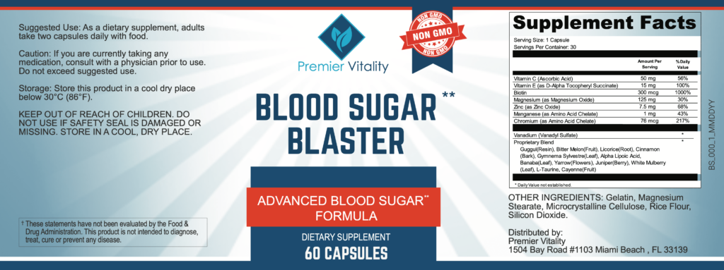 Blood Sugar Blaster Ingredients